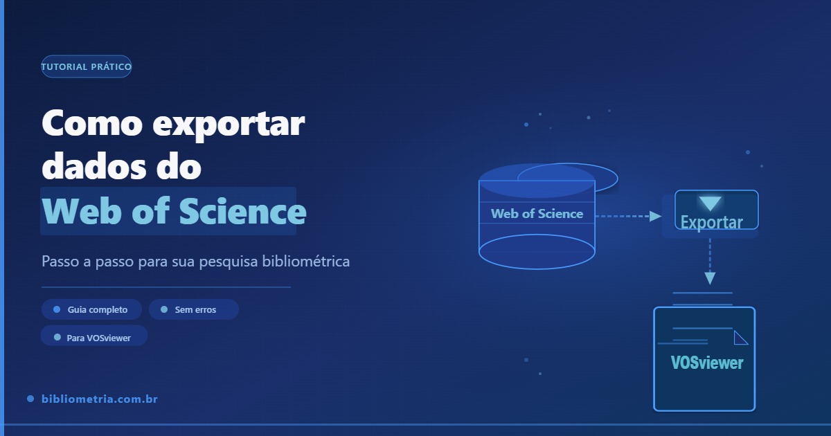 Como exportar dados do Web of Science passo a passo
